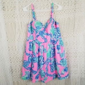 Lilly Pulitzer Ardleigh Shell Coral Print Dress